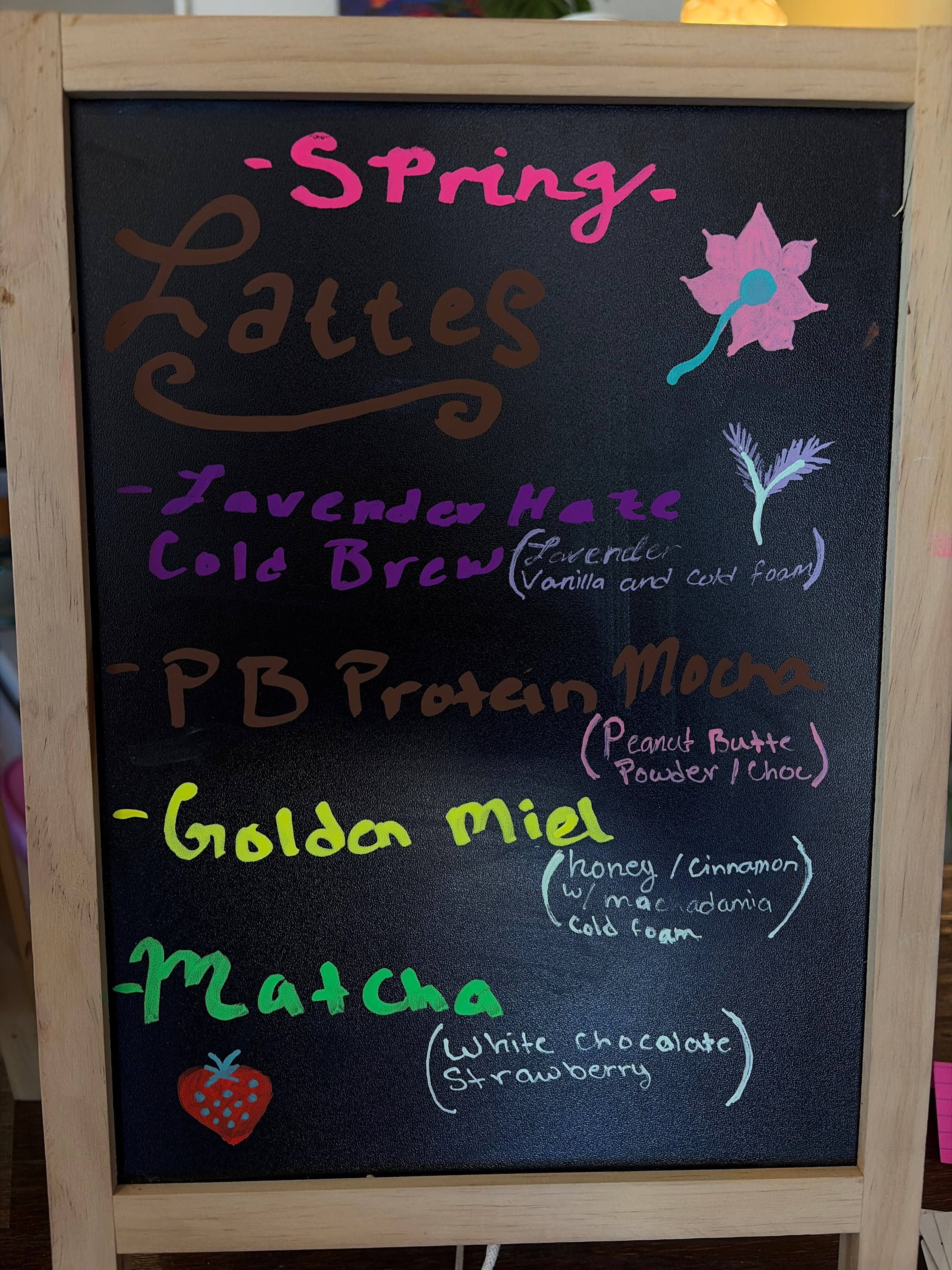 Another featured drink from Cuptown Coffee